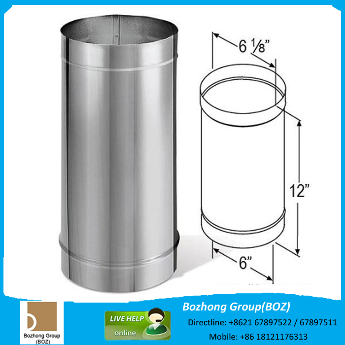 Strong 12 Gauge SS 304 06cr19ni10 Din 1.4301 Polish Metal Pipe in Belize