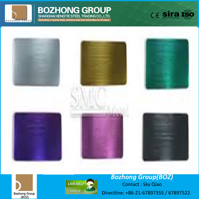 Color Stainless Steel Plate in Belize