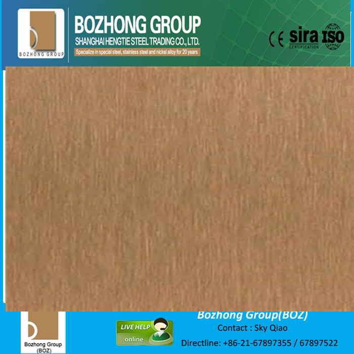 Hairline stainless steel sheet in Belize